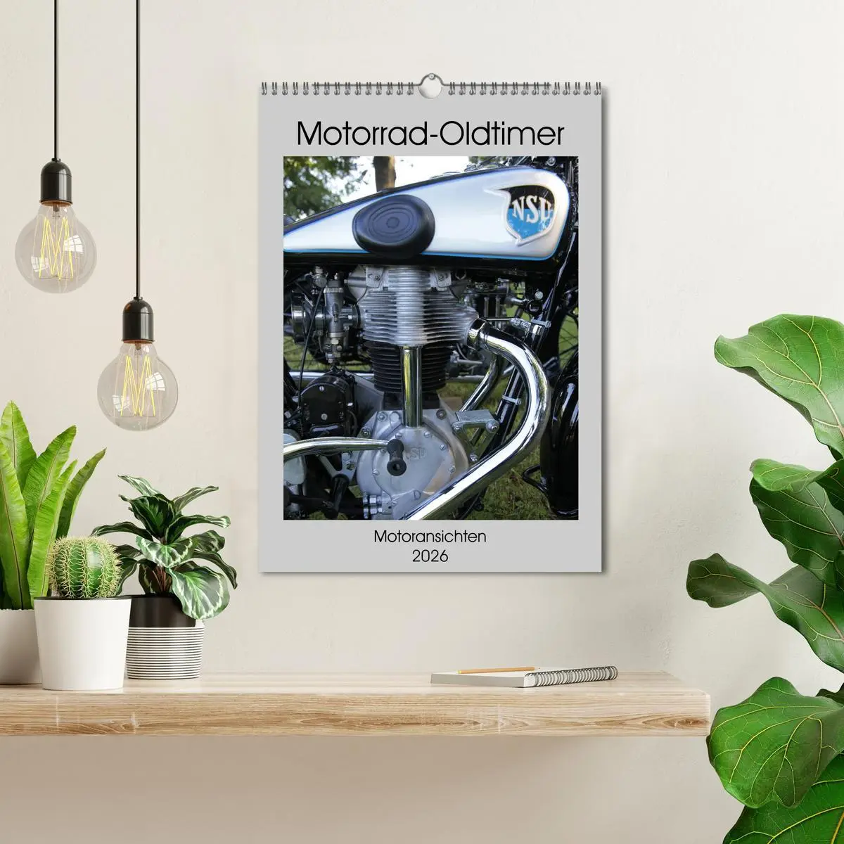 Bild: 9783516421088 | Motorrad Oldtimer - Motoransichten (Wandkalender 2026 DIN A3 hoch),...