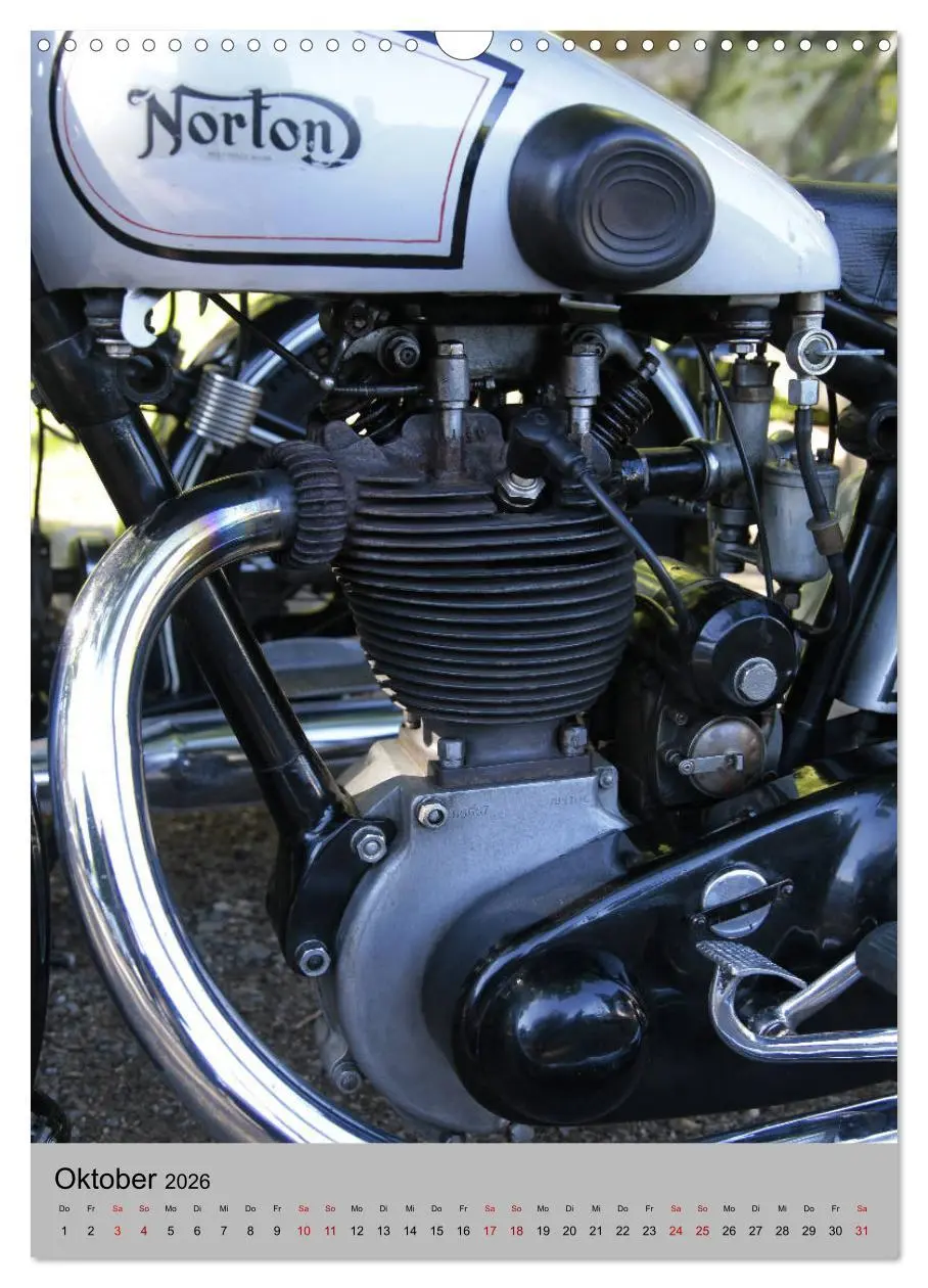 Bild: 9783516421088 | Motorrad Oldtimer - Motoransichten (Wandkalender 2026 DIN A3 hoch),...