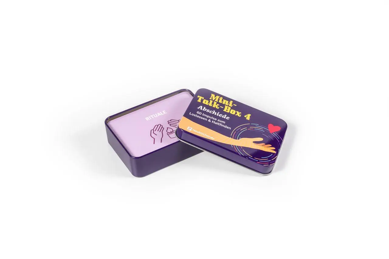 Bild: 9783761571088 | Mini-Talk-Box 4 - Abschiede | 60 Impulse zum Loslassen &amp; Haltfinden