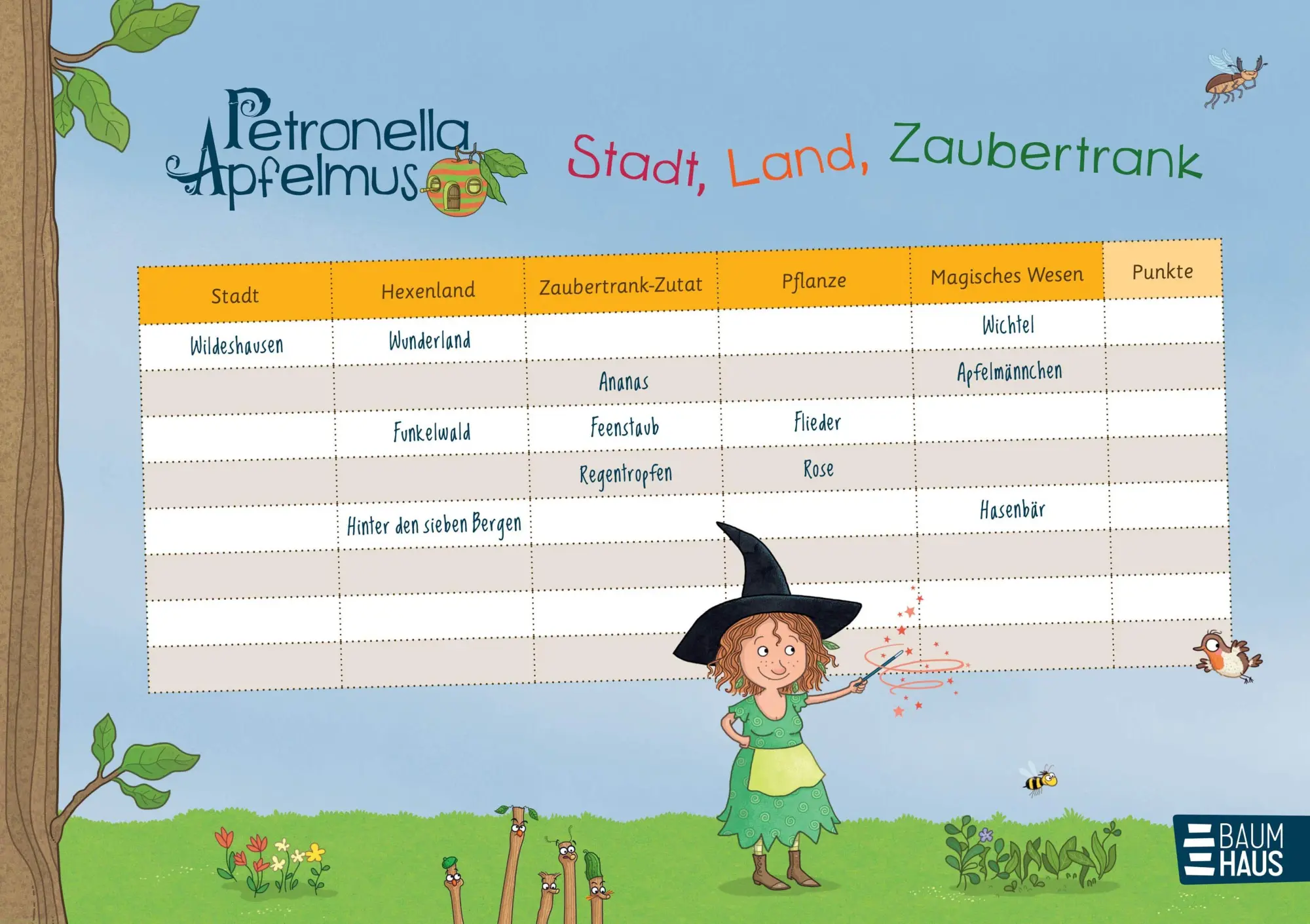 Cover: 9783833911088 | Petronella Apfelmus - Stadt, Land, Zaubertrank | Sabine Städing | Buch