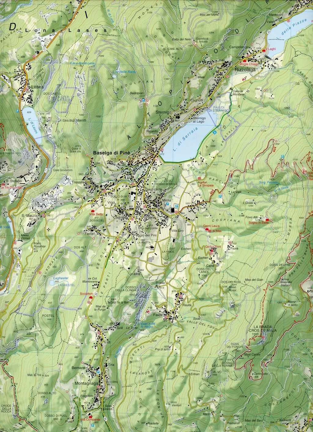 Bild: 9788883151088 | Dolomiti. Carta turistica 1:150.000. Ediz. italiana, tedesca e inglese