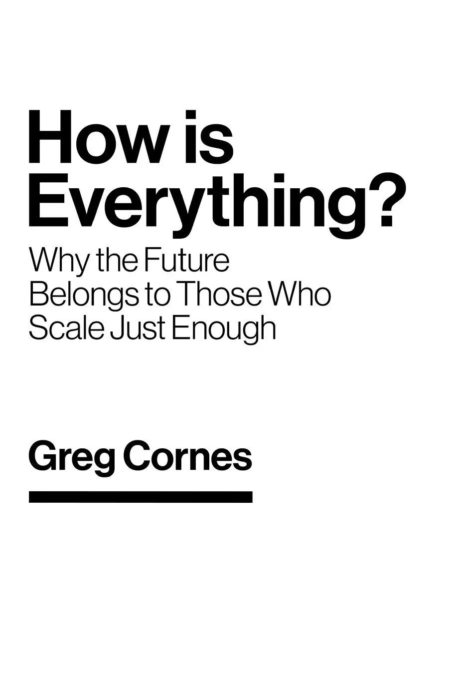 Cover: 9780473771188 | How Is Everything? | Greg Cornes | Taschenbuch | Englisch | 2026
