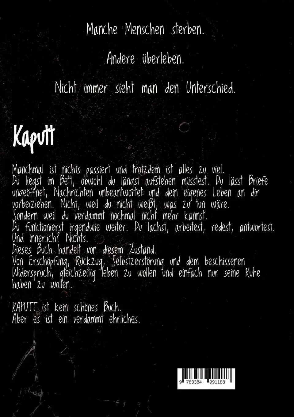 Rückseite: 9783384991188 | Kaputt | Jessica Krämer | Taschenbuch | 172 S. | Deutsch | 2026