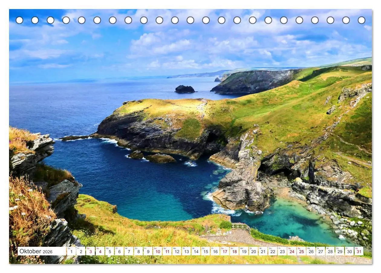 Bild: 9783457491188 | Südengland - On the road in Devon und Cornwall (Tischkalender 2026...