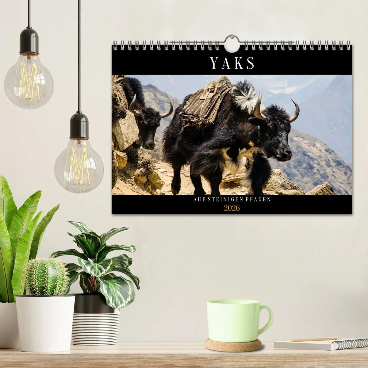 Bild: 9783457561188 | Yaks - auf steinigen Pfaden (Wandkalender 2026 DIN A4 quer),...