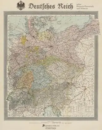 Cover: 9783944951188 | Deutsches Reich nebst Deutsch-Österreich und Schweiz | (Land-)Karte
