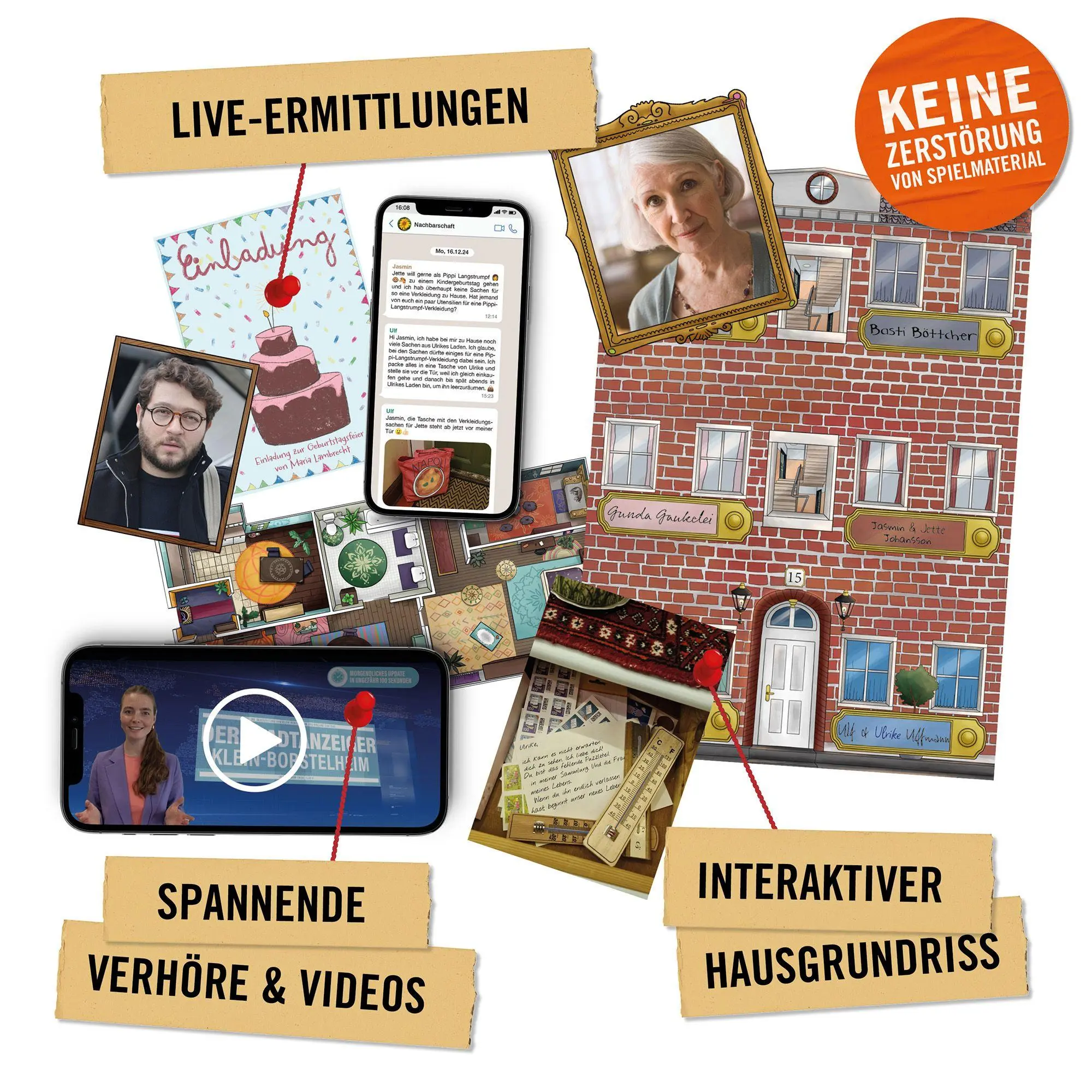 Bild: 4260686491288 | Hidden Games Tatort: Alle unter einem Dach | Spiel | HID00019 | 2024