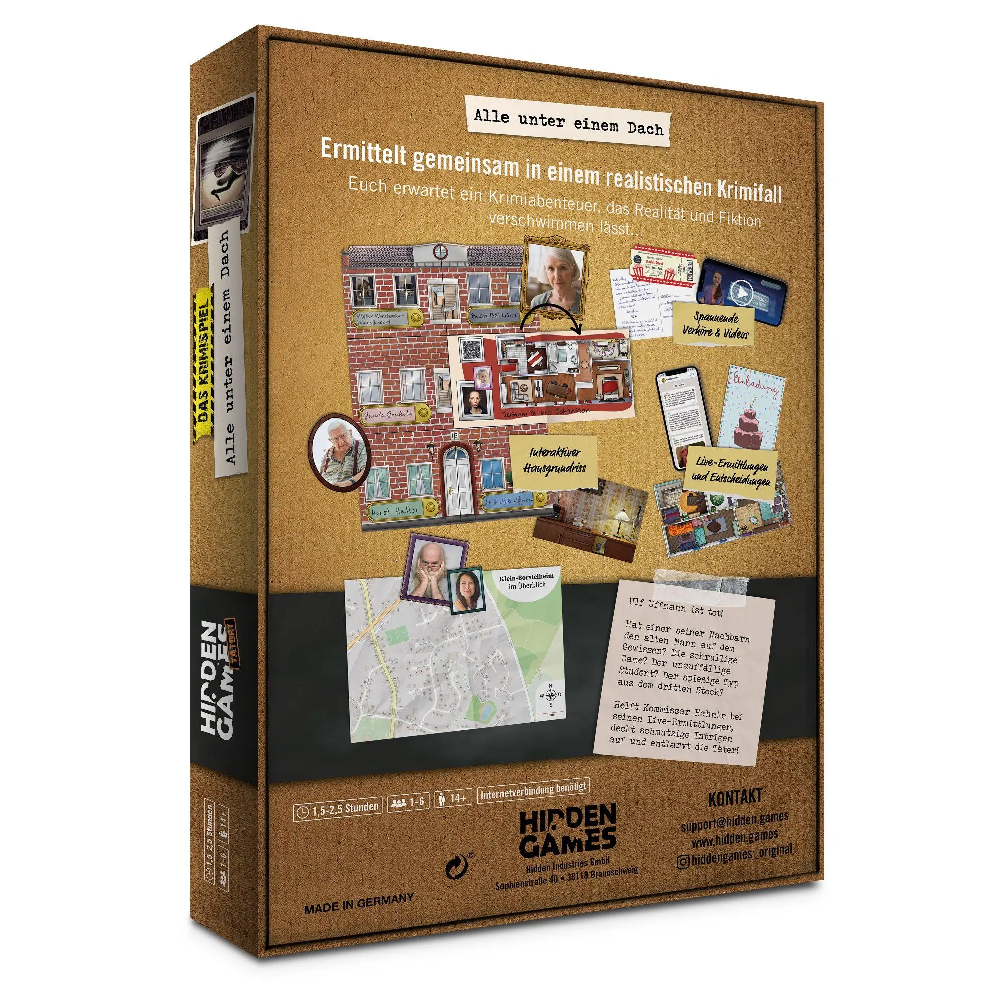 Bild: 4260686491288 | Hidden Games Tatort: Alle unter einem Dach | Spiel | HID00019 | 2024