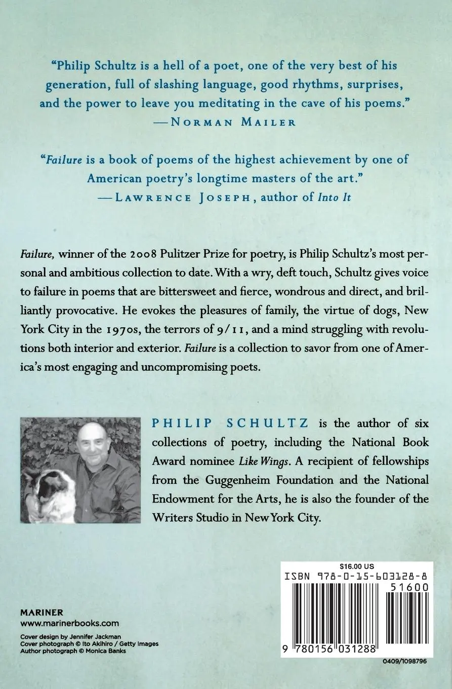 Rückseite: 9780156031288 | Failure | Philip Schultz | Taschenbuch | Kartoniert / Broschiert