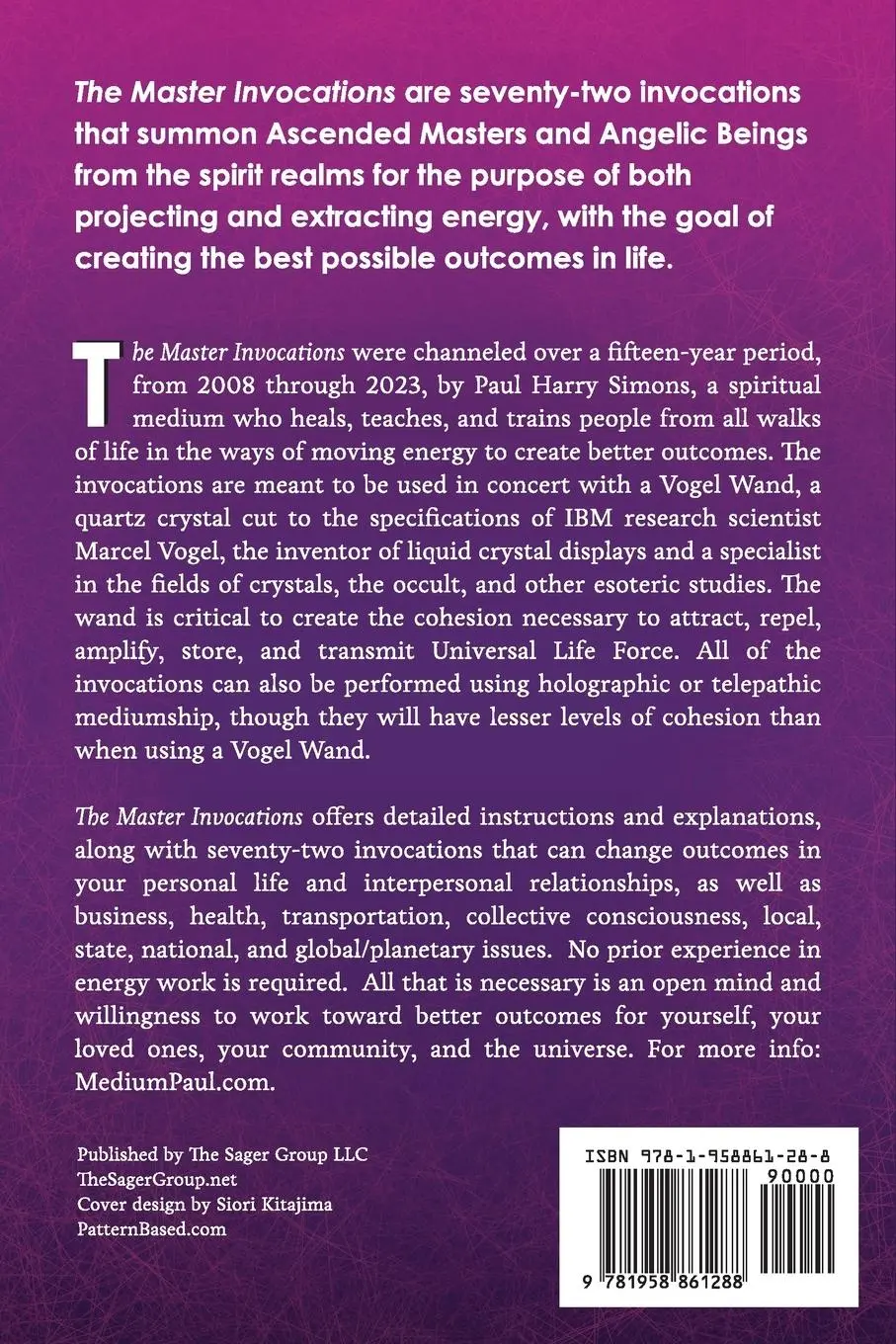 Rückseite: 9781958861288 | The Master Invocations | Moving Energy to Achieve Positive Outcomes