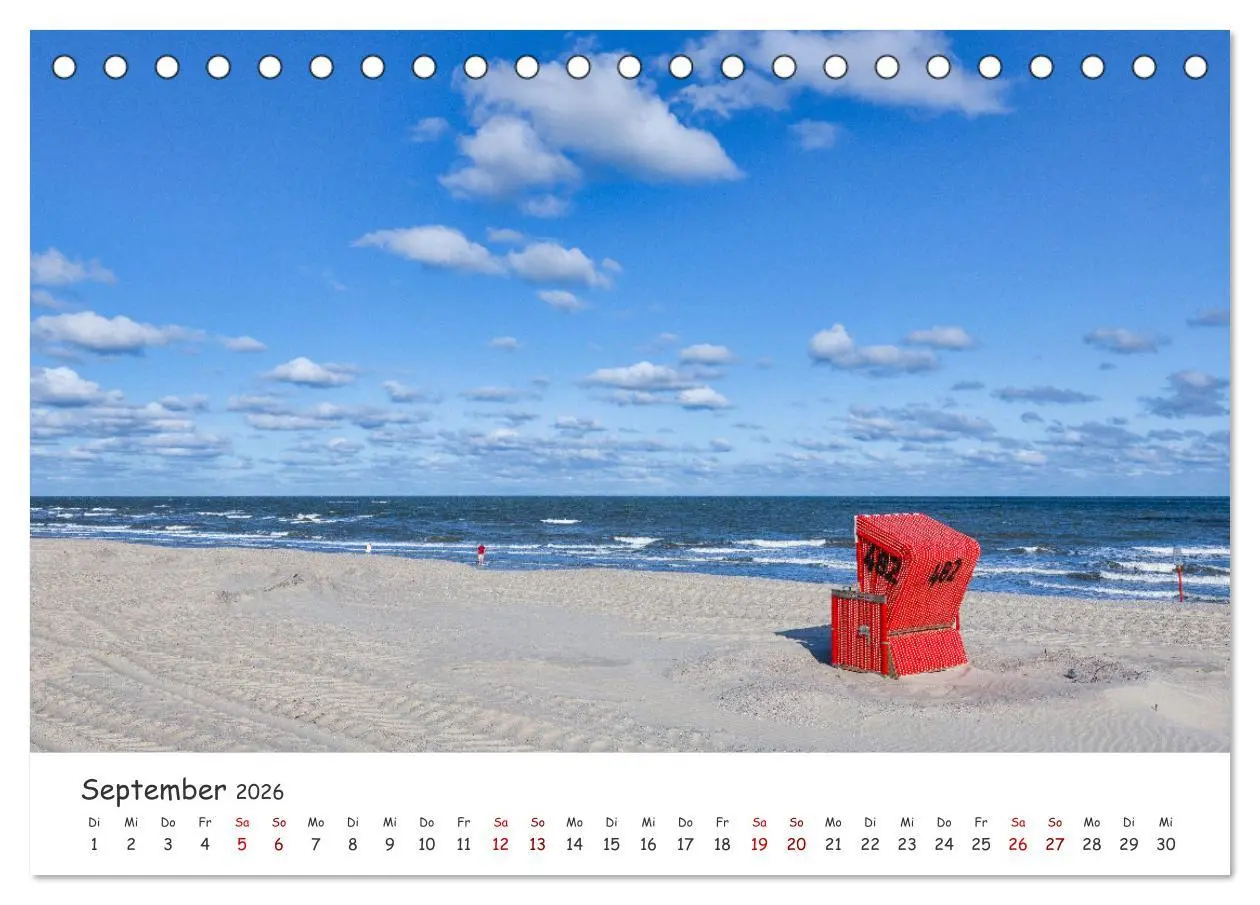 Bild: 9783457621288 | Sehnsuchtinsel Langeoog (Tischkalender 2026 DIN A5 quer), CALVENDO...