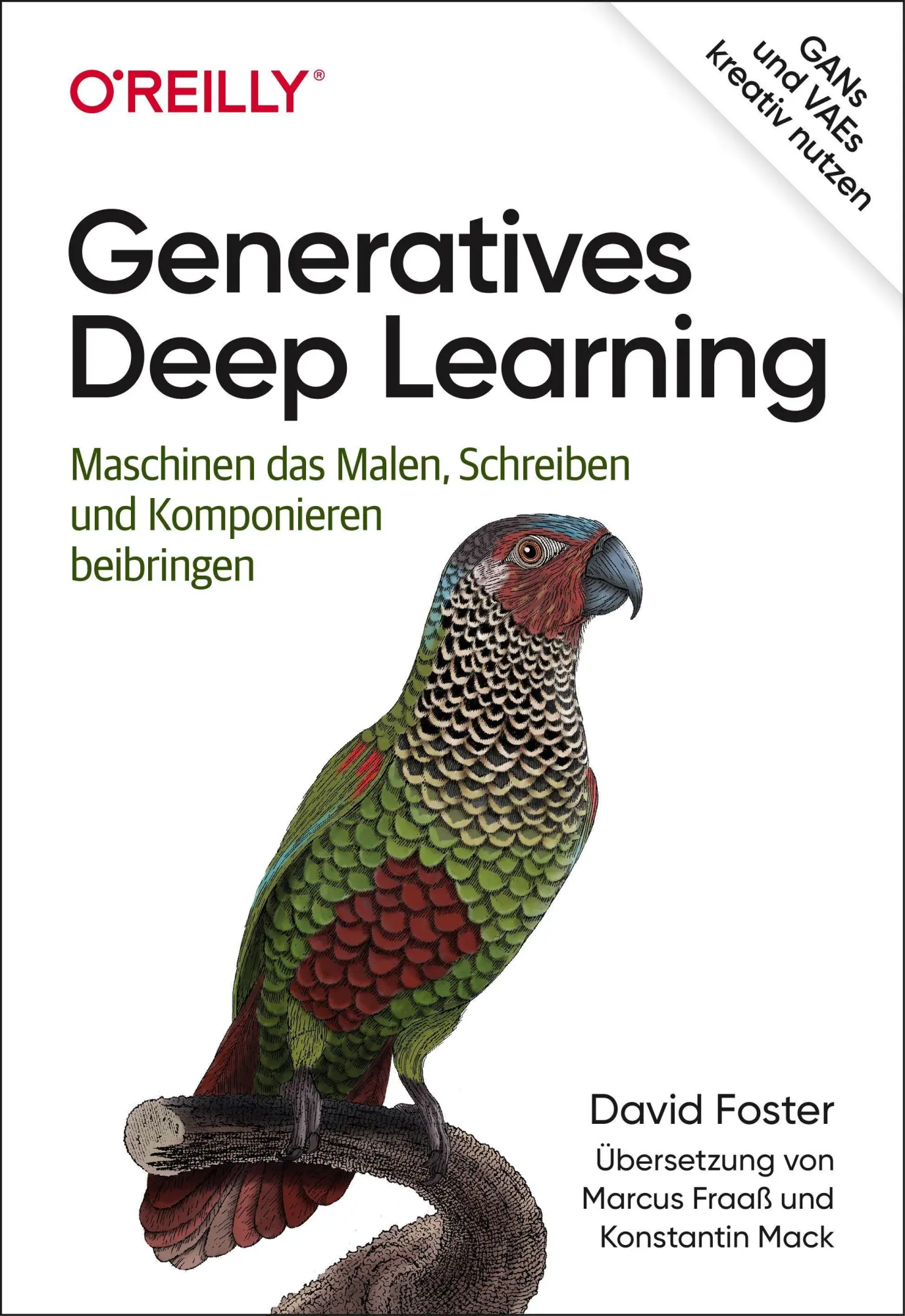 Cover: 9783960091288 | Generatives Deep Learning | David Foster | Taschenbuch | Animals | XVI Cover: 9783960091288 | Generatives Deep Learning | David Foster | Taschenbuch | Animals | XVI