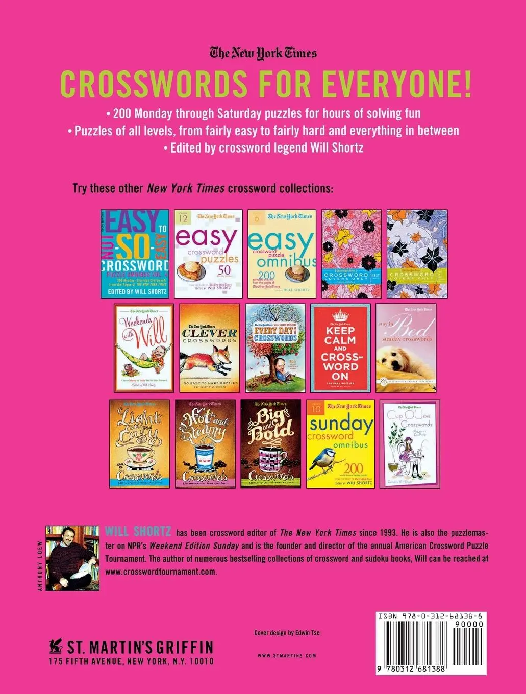 Rückseite: 9780312681388 | New York Times Easy to Not-So-Easy Crossword Puzzle Omnibus Volum