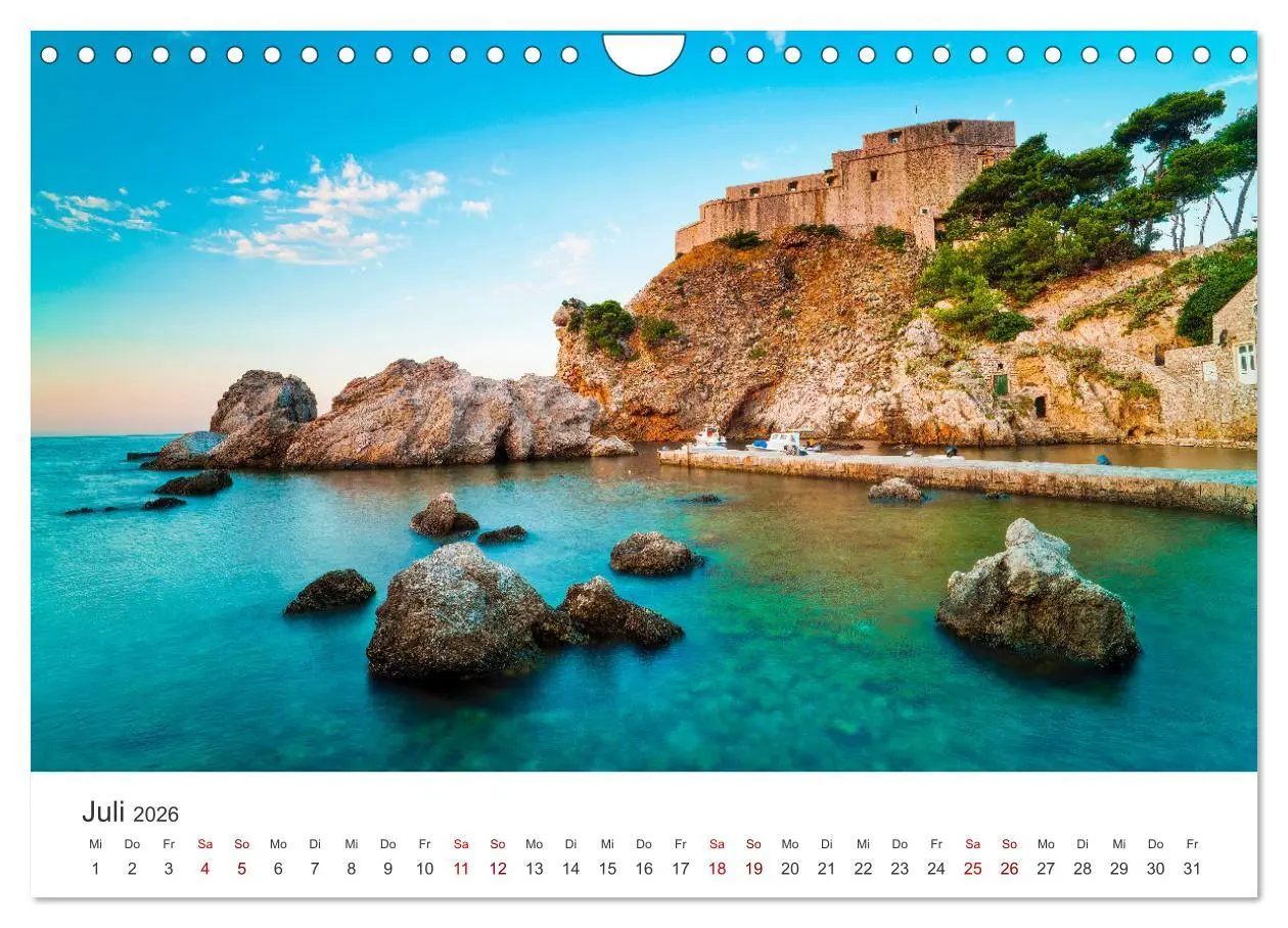 Bild: 9783457541388 | Genussmomente Kroatien (Wandkalender 2026 DIN A4 quer), CALVENDO...