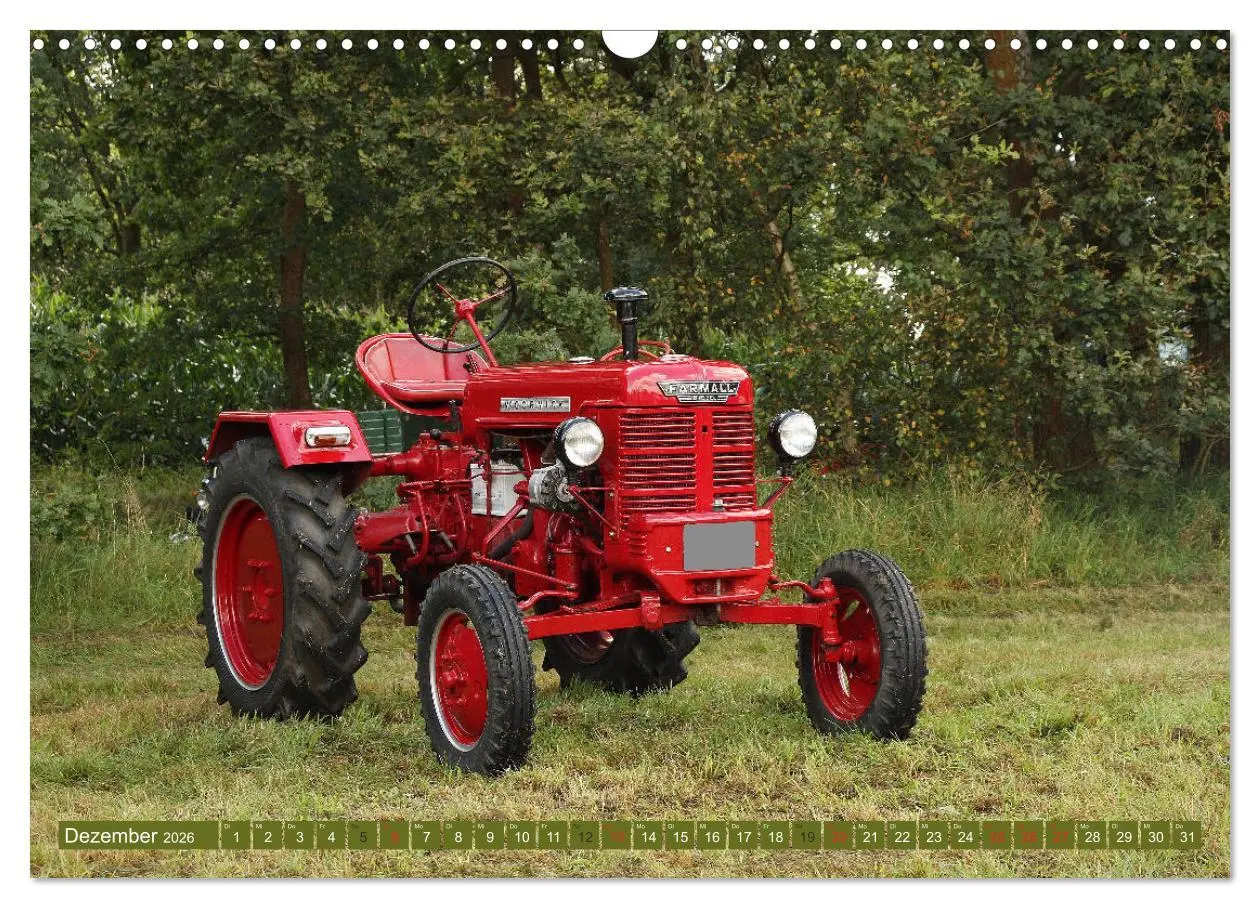 Bild: 9783457781388 | Traktoren - Altgediente Veteranen (Wandkalender 2026 DIN A3 quer),...
