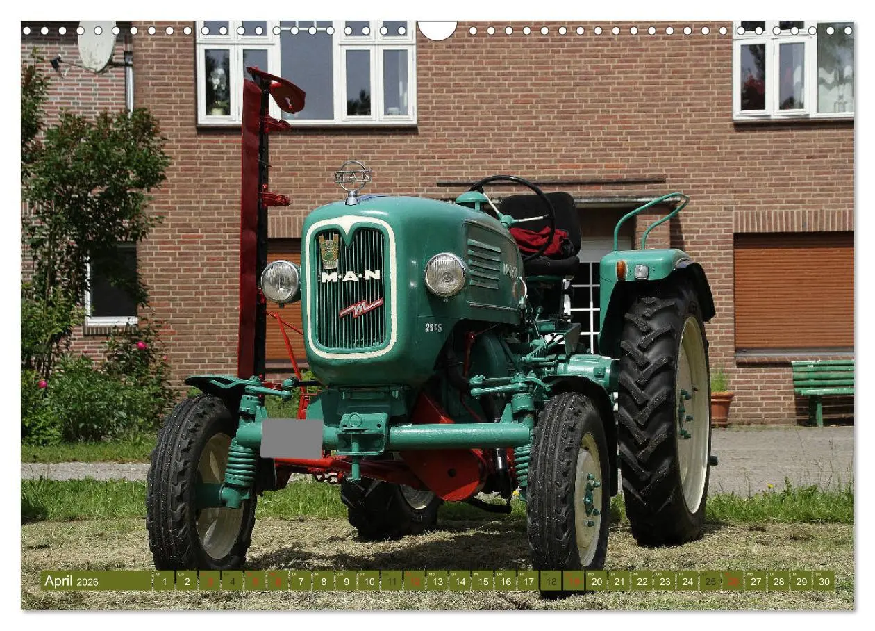 Bild: 9783457781388 | Traktoren - Altgediente Veteranen (Wandkalender 2026 DIN A3 quer),...