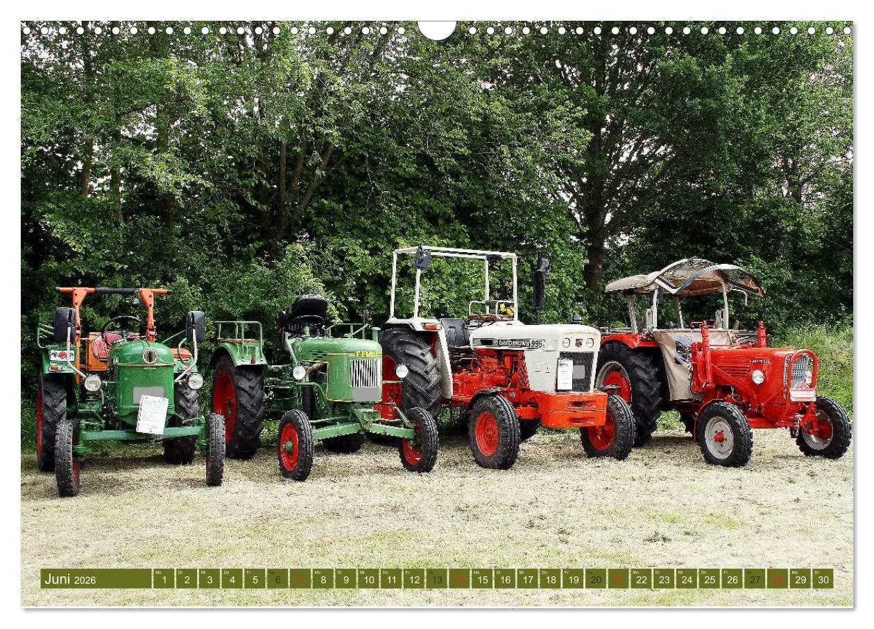 Bild: 9783457781388 | Traktoren - Altgediente Veteranen (Wandkalender 2026 DIN A3 quer),...