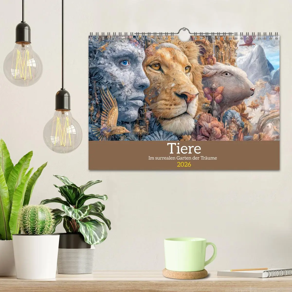 Bild: 9783516631388 | Tiere - Im surrealen Garten der Träume (Wandkalender 2026 DIN A4...
