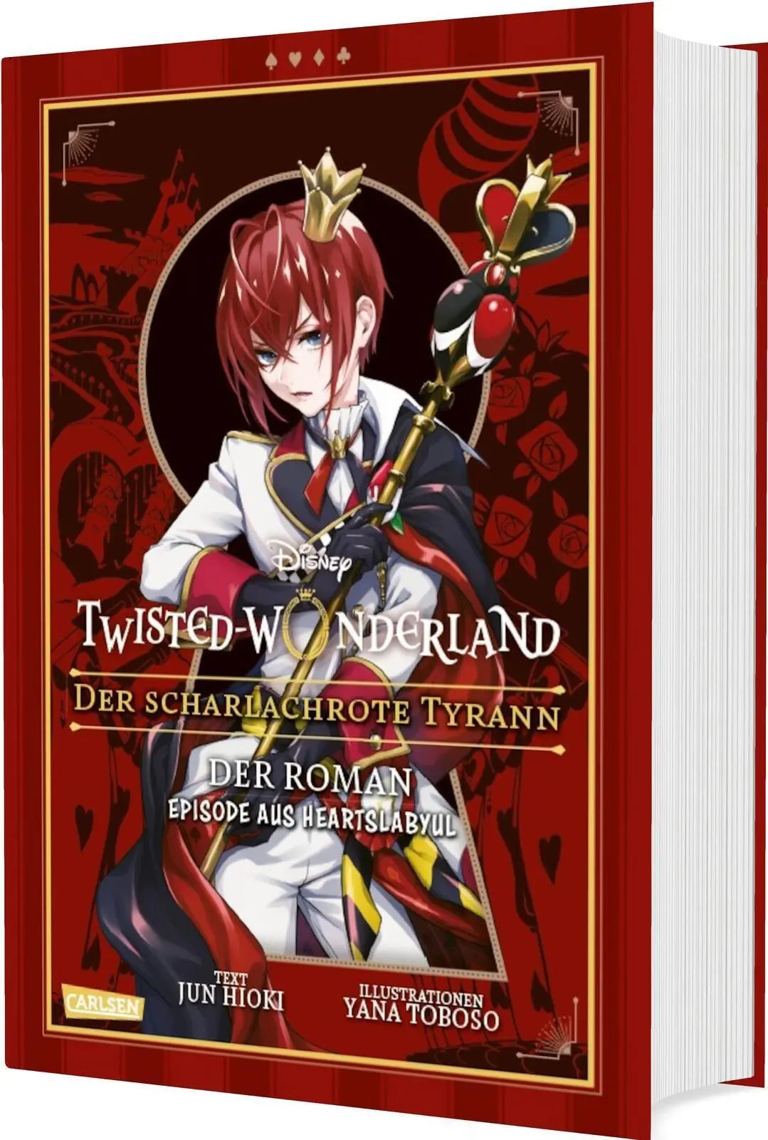 Cover: 9783551281388 | Disney: Twisted Wonderland - Roman: Der scharlachrote Tyrann | Hioki