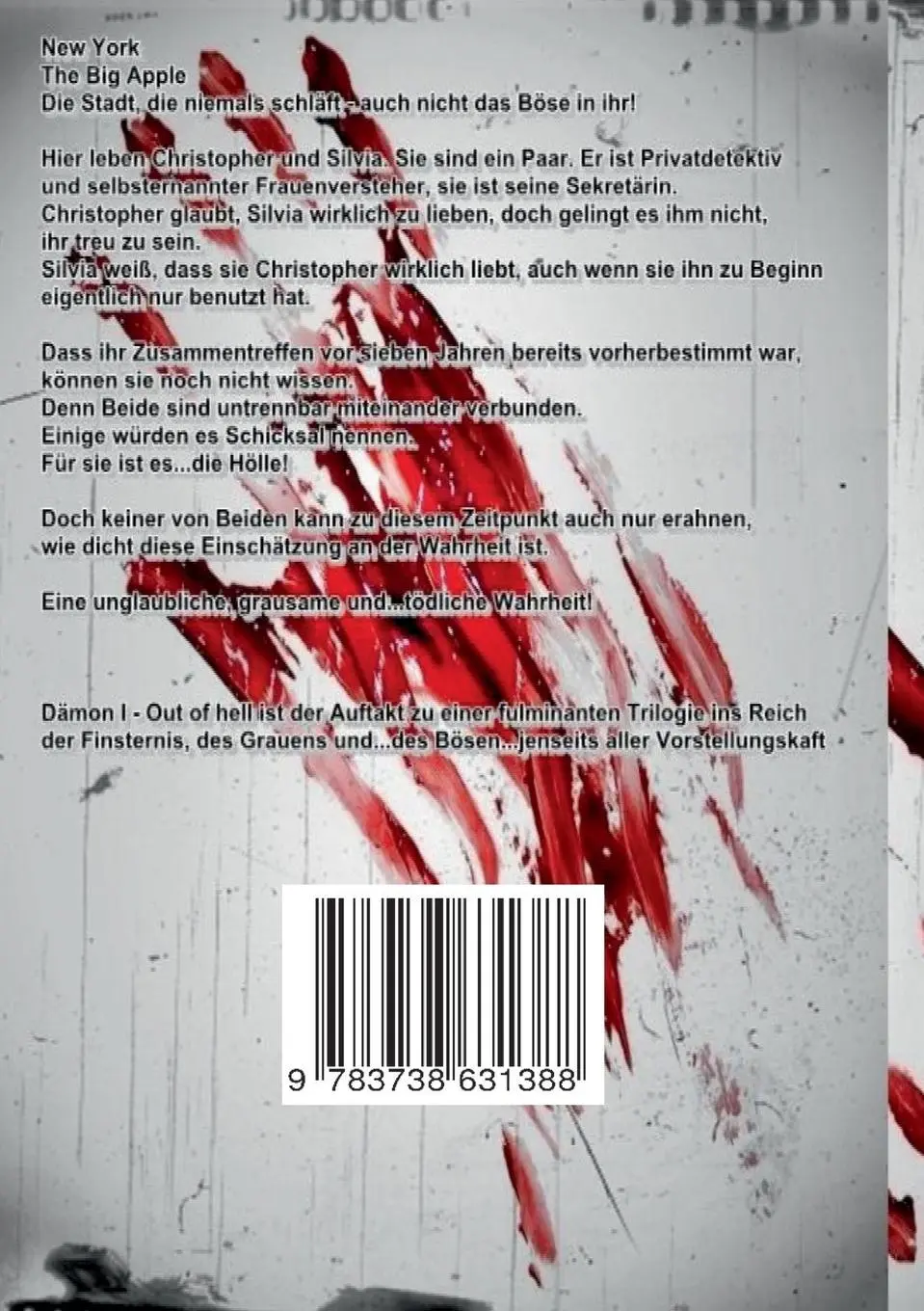 Rückseite: 9783738631388 | Dämon I | Out of hell | Alfred Broi | Taschenbuch | 532 S. | Deutsch
