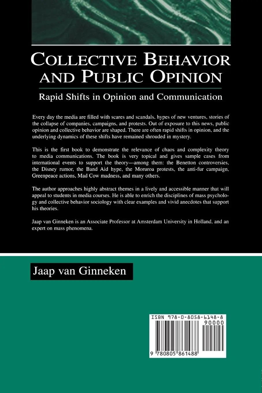 Rückseite: 9780805861488 | Collective Behavior and Public Opinion | Jaap Van Ginneken | Buch