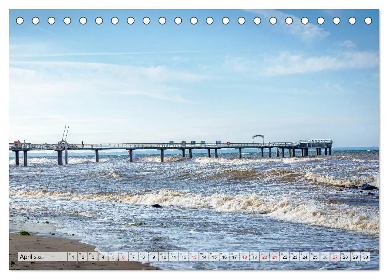 Bild: 9783435201488 | Niendorf Ostsee (Tischkalender 2025 DIN A5 quer), CALVENDO...