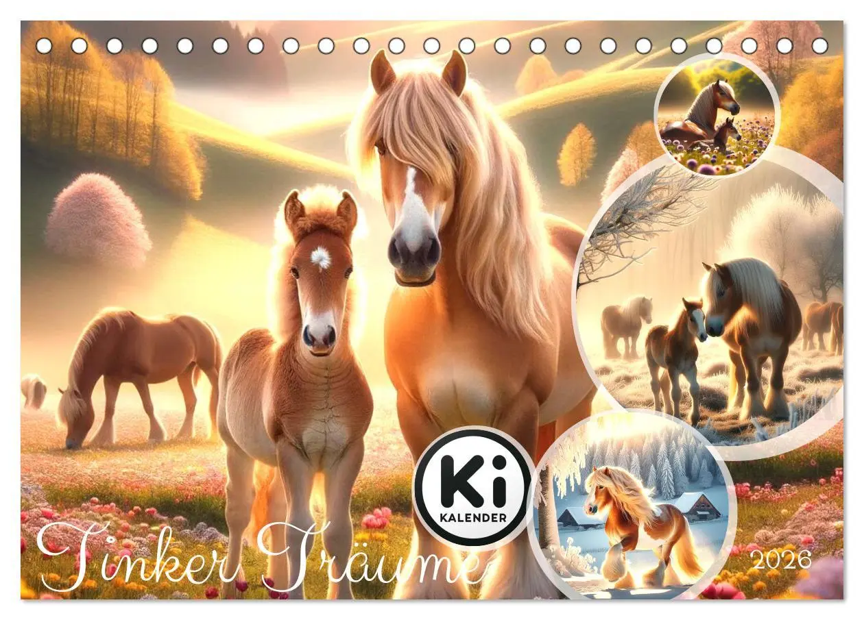 Cover: 9783457461488 | Tinker Träume - Ein Jahr auf zauberhaften Weiden (Tischkalender...