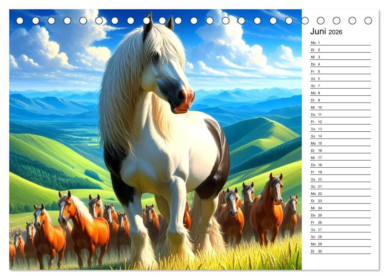 Bild: 9783457461488 | Tinker Träume - Ein Jahr auf zauberhaften Weiden (Tischkalender...