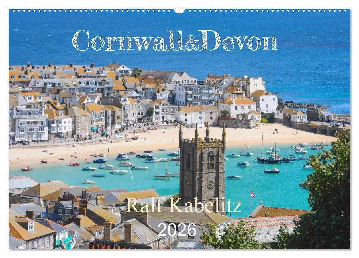 Cover: 9783457531488 | Cornwall &amp; Devon 2026 (Wandkalender 2026 DIN A2 quer), CALVENDO...