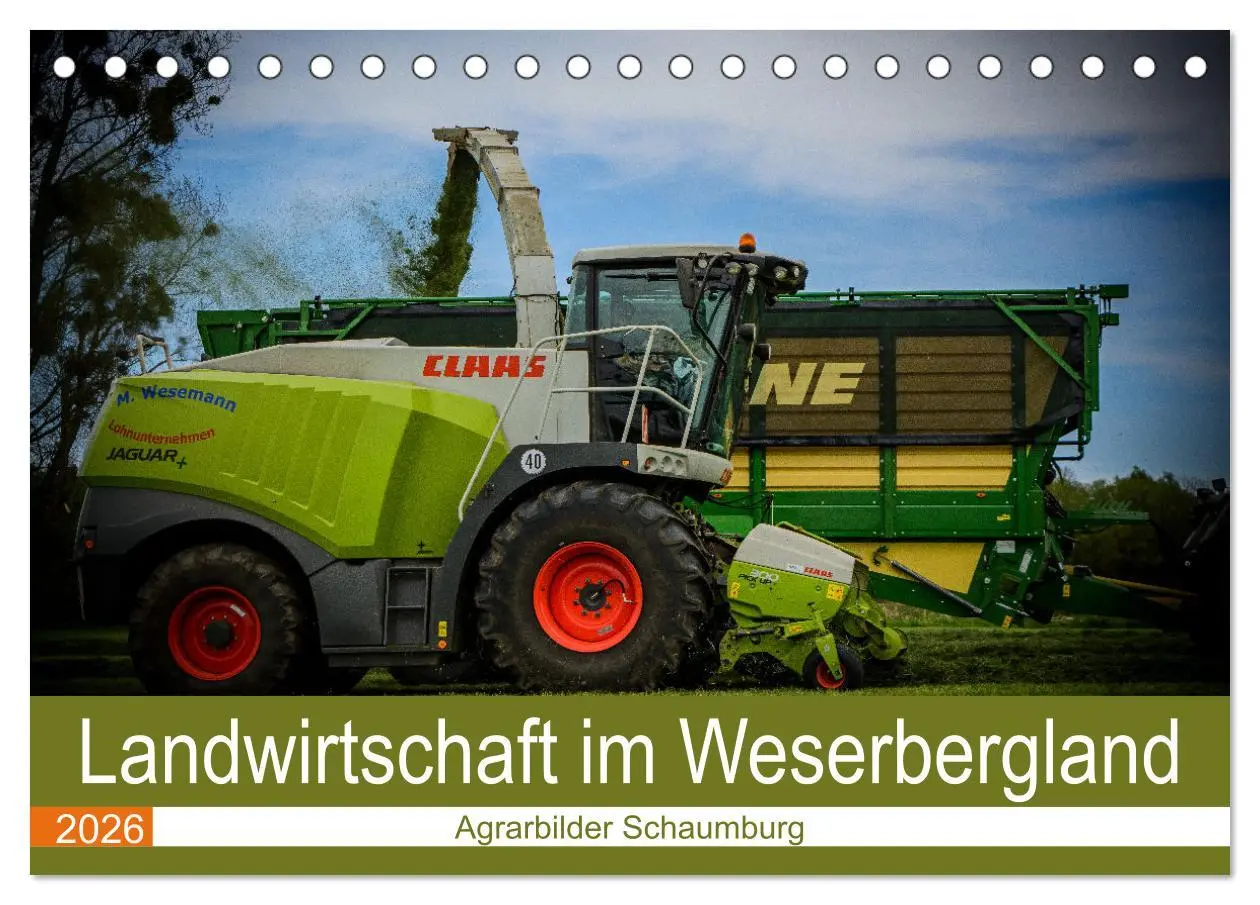 Cover: 9783457601488 | Landwirtschaft im Weserbergland (Tischkalender 2026 DIN A5 quer),...