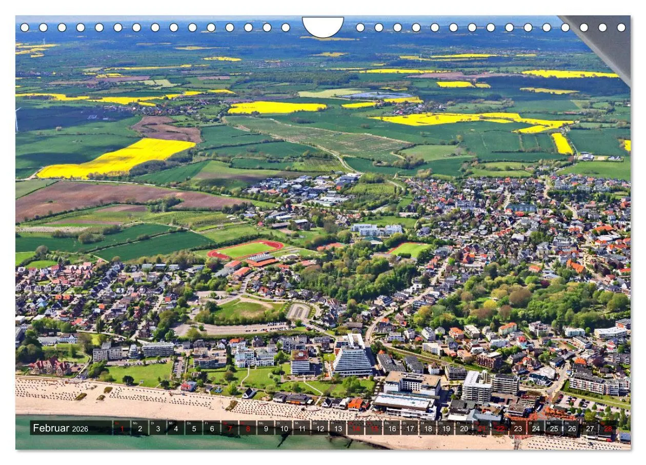 Bild: 9783457911488 | Flugroute Ostsee Bäder (Wandkalender 2026 DIN A4 quer), CALVENDO...