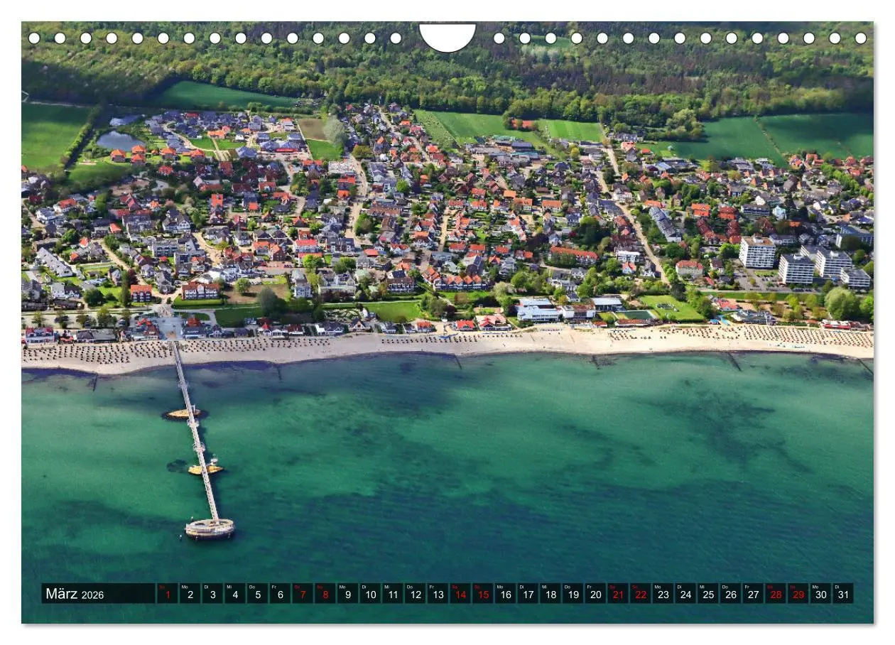 Bild: 9783457911488 | Flugroute Ostsee Bäder (Wandkalender 2026 DIN A4 quer), CALVENDO...