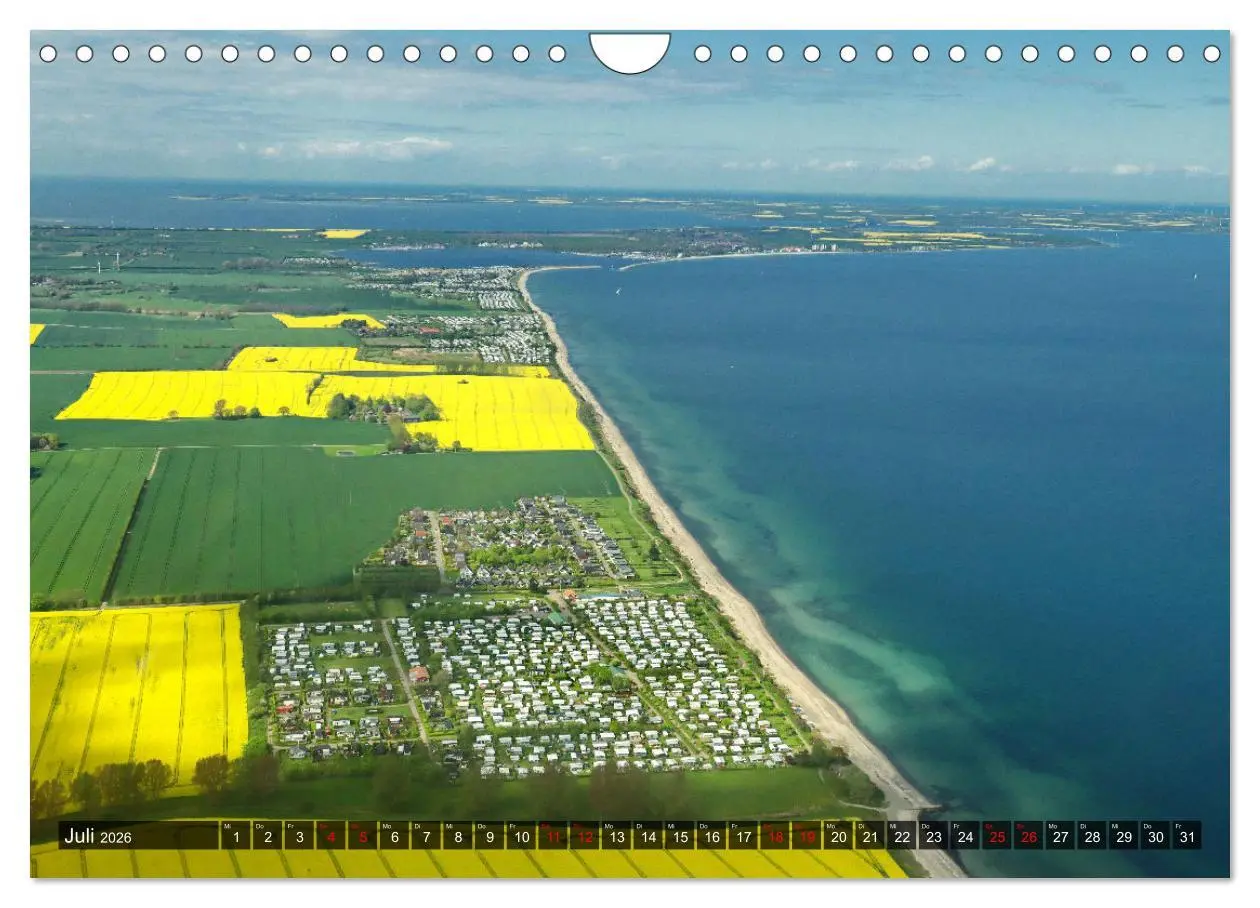 Bild: 9783457911488 | Flugroute Ostsee Bäder (Wandkalender 2026 DIN A4 quer), CALVENDO...