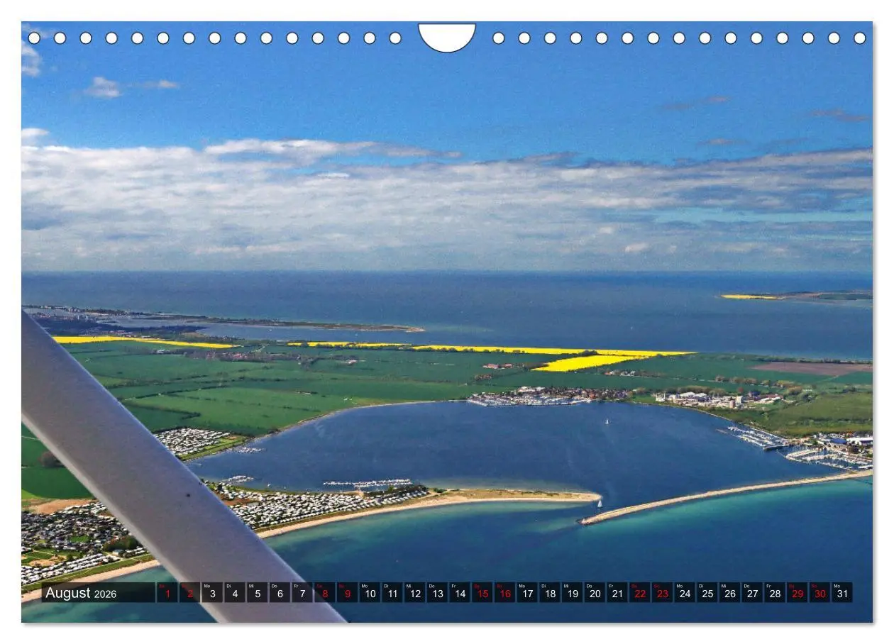 Bild: 9783457911488 | Flugroute Ostsee Bäder (Wandkalender 2026 DIN A4 quer), CALVENDO...