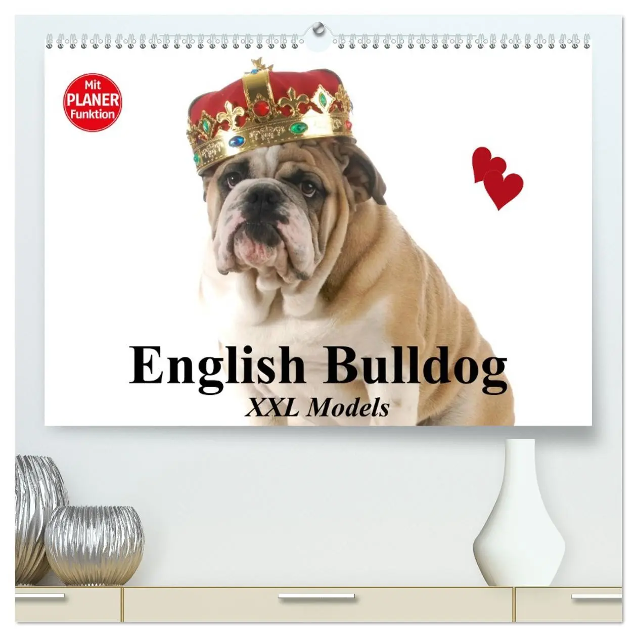 Cover: 9783516001488 | English Bulldog XXL Models (hochwertiger Premium Wandkalender 2026...