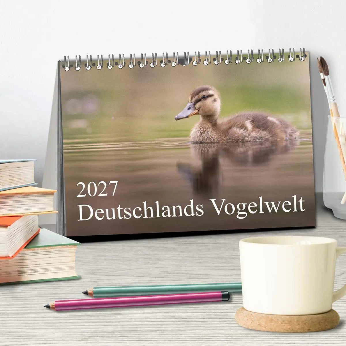 Bild: 9783569331488 | Deutschlands Vogelwelt (Tischkalender 2027 DIN A5 quer), CALVENDO...