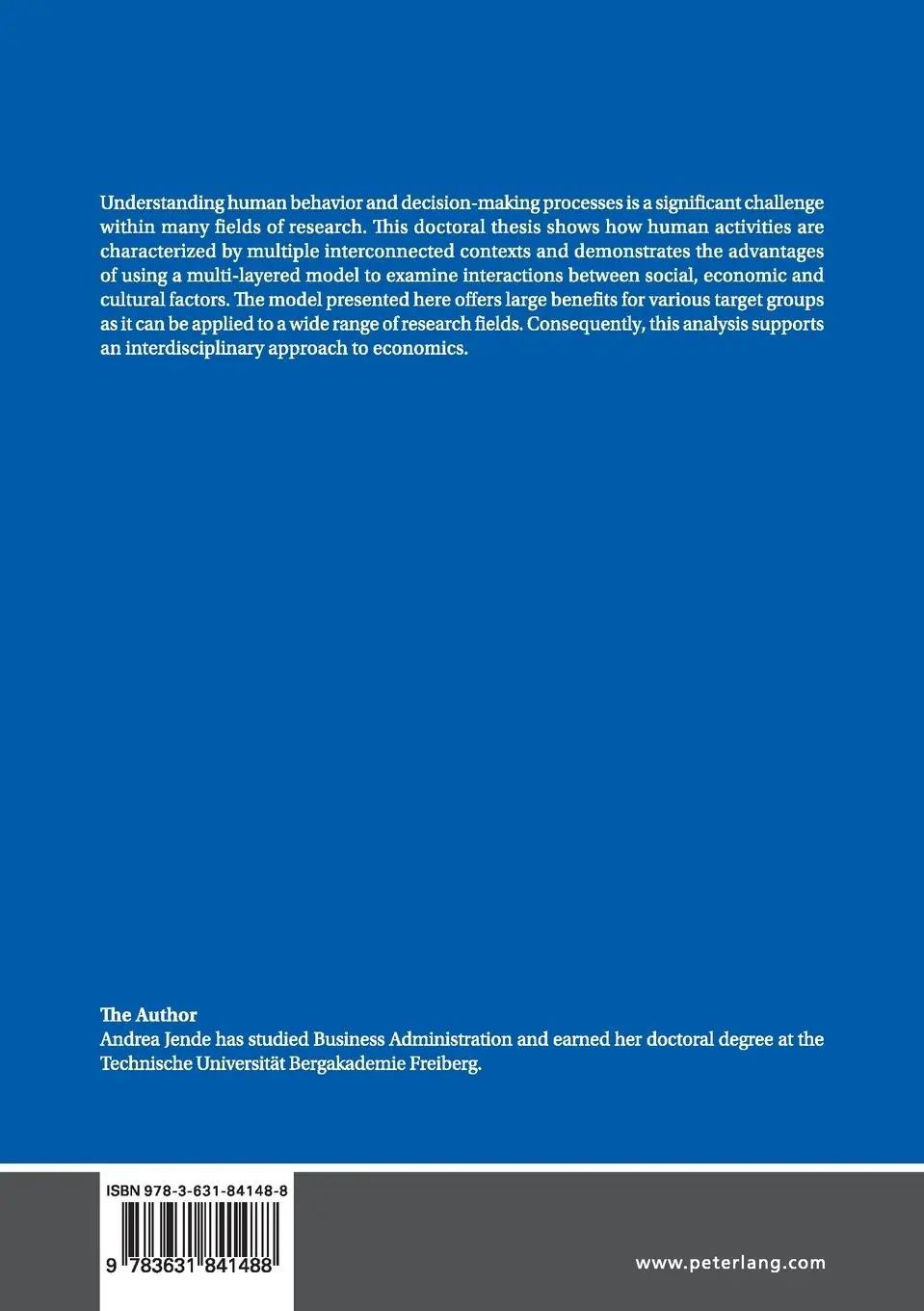 Rückseite: 9783631841488 | The Republic of Ireland - Economic and Social Ecology in a Layered...