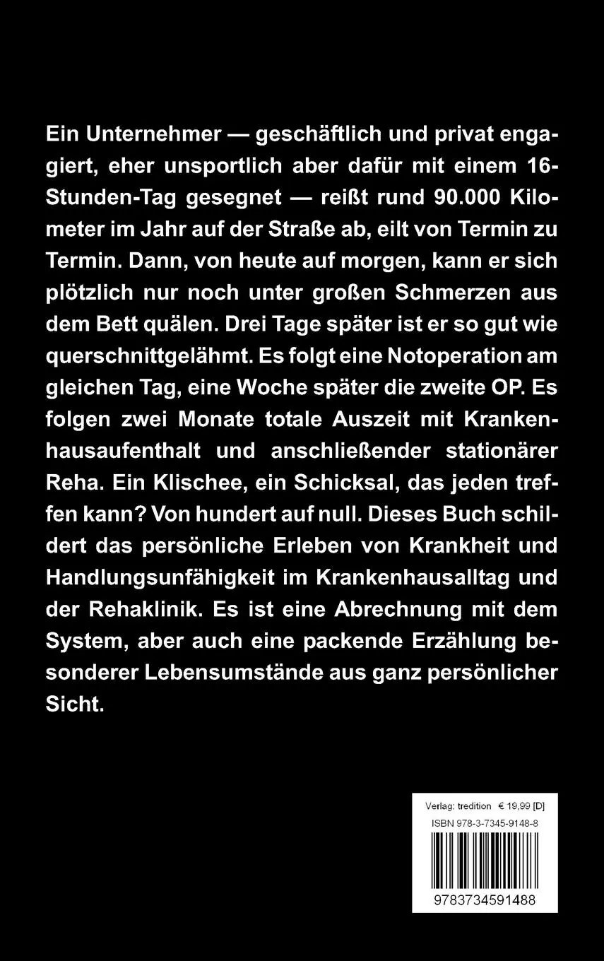 Rückseite: 9783734591488 | Ich habe Rücken | Klaus Nahlenz | Buch | 144 S. | Deutsch | 2017