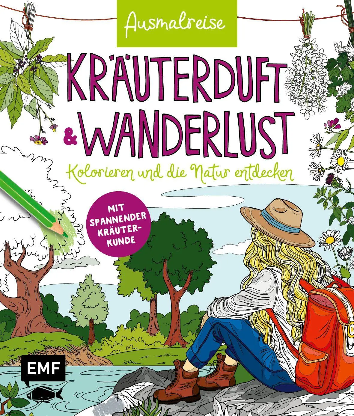 Cover: 9783745931488 | Ausmalreise Kräuterduft und Wanderlust | Taschenbuch | 80 S. | Deutsch