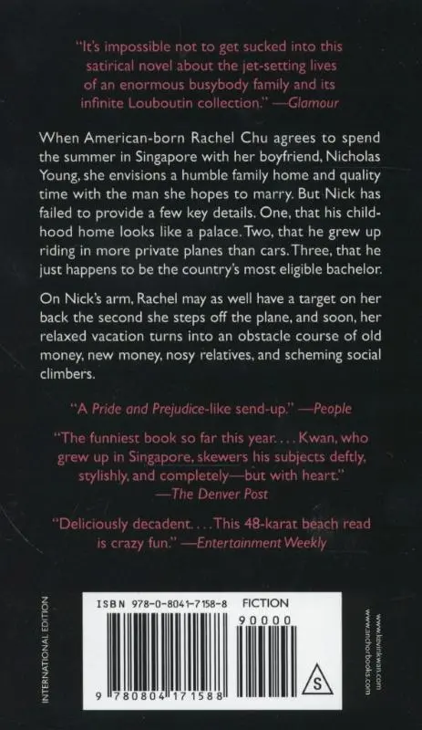 Rückseite: 9780804171588 | Crazy Rich Asians | Kevin Kwan | Taschenbuch | 529 S. | Englisch