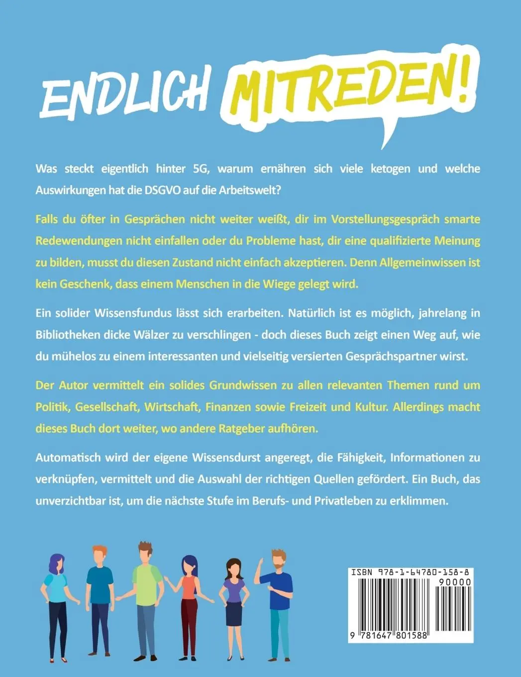 Rückseite: 9781647801588 | Endlich mitreden! | Alexander Bohm | Buch | 2020 | Athena Media