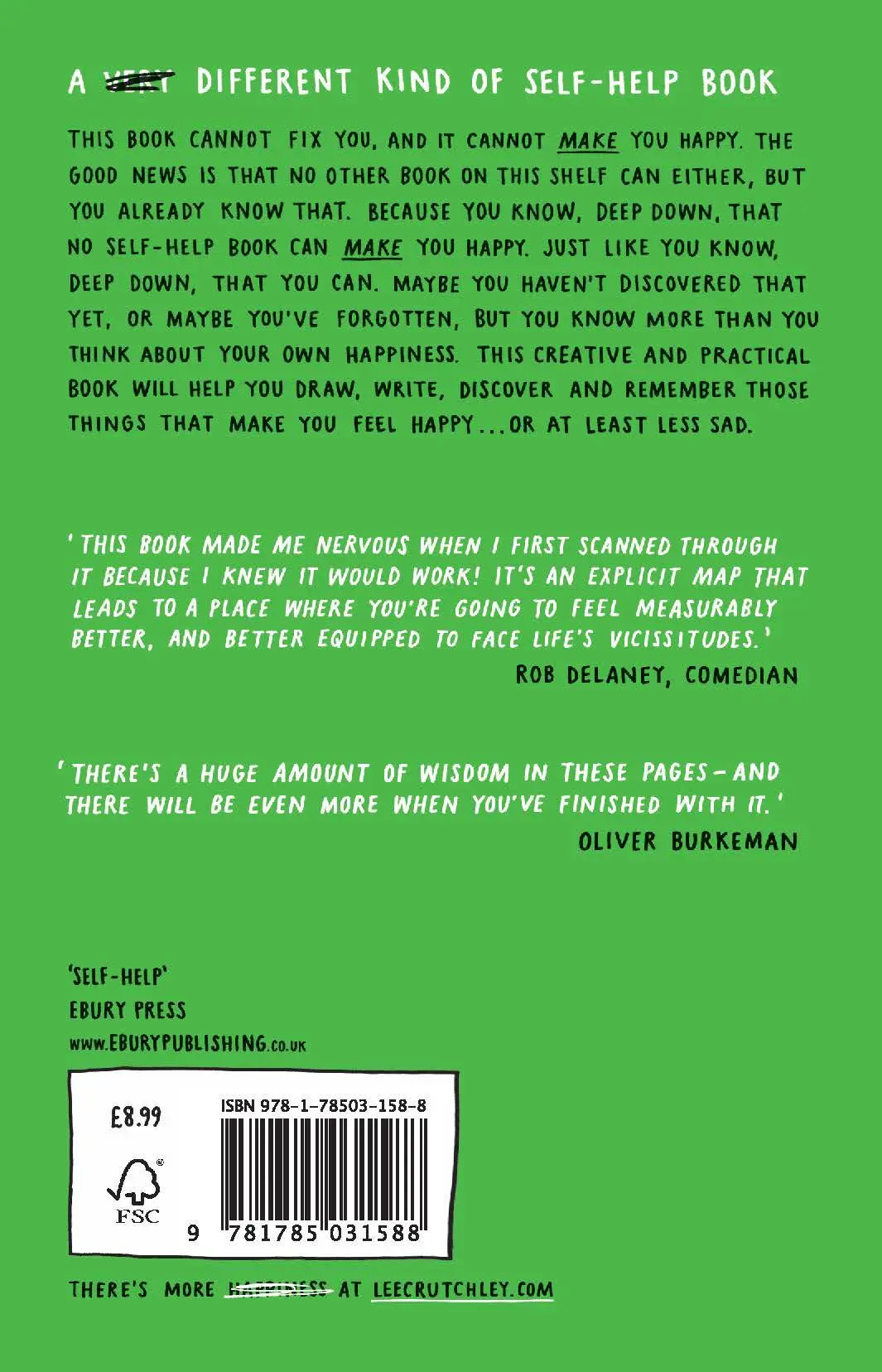 Rückseite: 9781785031588 | How to Be Happy (or at least less sad) | A Creative Workbook | Buch