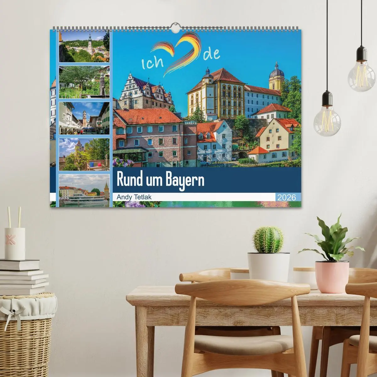 Bild: 9783457761588 | Rund um Bayern (Wandkalender 2026 DIN A2 quer), CALVENDO...