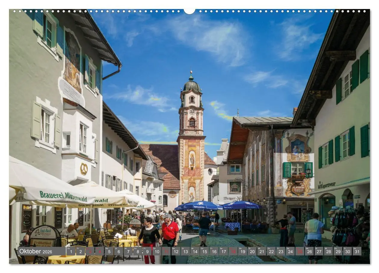 Bild: 9783457761588 | Rund um Bayern (Wandkalender 2026 DIN A2 quer), CALVENDO...