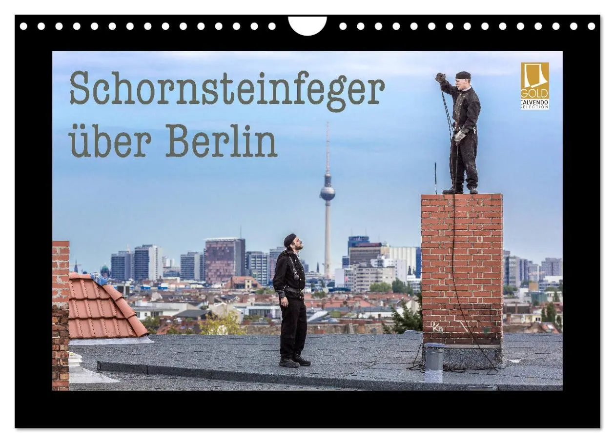 Cover: 9783457831588 | Schornsteinfeger über Berlin 2026 (Wandkalender 2026 DIN A4 quer),...