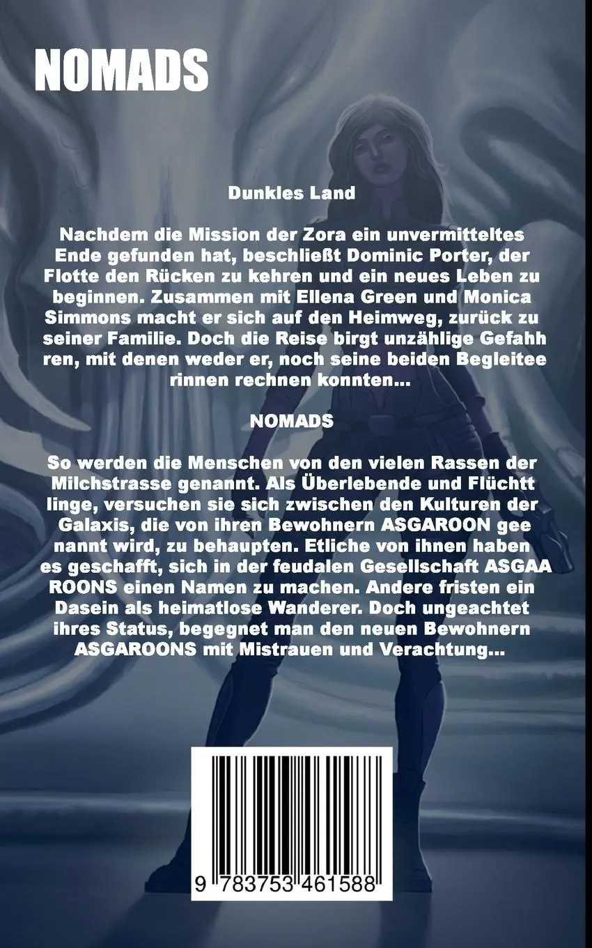 Rückseite: 9783753461588 | Nomads | Dunkles Land | Allan J. Stark | Taschenbuch | Nomads | 200 S.