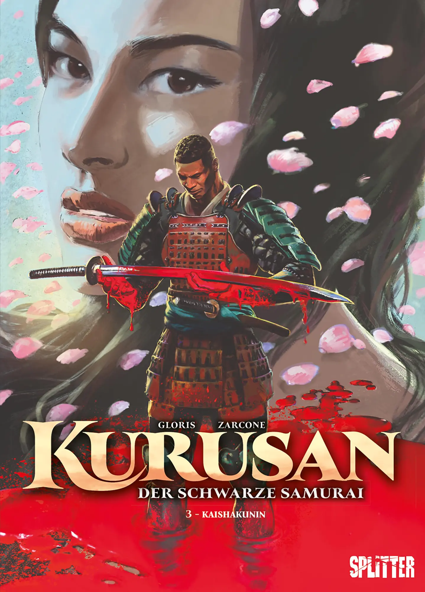 Cover: 9783967921588 | Kurusan - der schwarze Samurai. Band 3 | Kaishakunin | Thierry Gloris