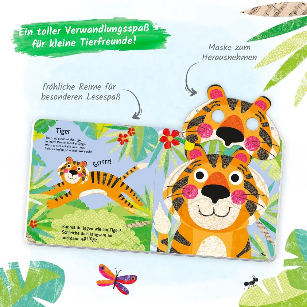 Bild: 9783988021588 | TRÖTSCH - Lustiges Maskenbuch "Zootiere" Interaktives Pappenbuch...