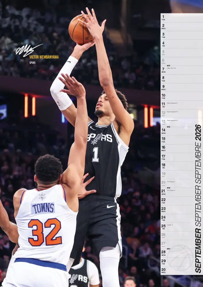 Bild: 9798893611588 | Basketball 2026 NBA Kalender | Kalender | 14 S. | Deutsch | 2026