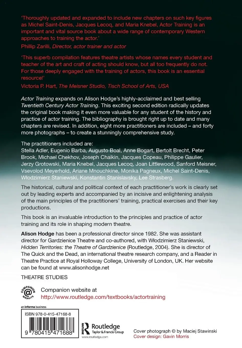 Rückseite: 9780415471688 | Actor Training | Alison Hodge | Taschenbuch | Englisch | 2010